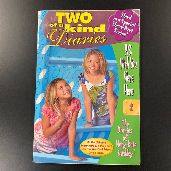 Two of a Kind Diaries #11: P.S. Wish You Were Here by Megan Stine - Novel - Picture 1 of 4